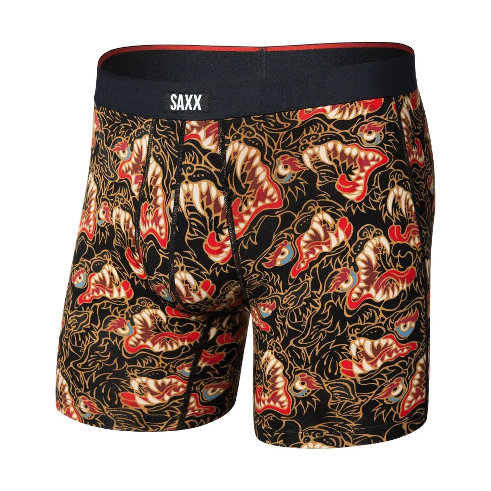 Vibe Xtra Caleçon Boxeur À Braguette-HLB-Howl- Noir-1