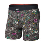 Vibe Xtra Caleçon Boxeur À Braguette-LBG-Lovely Bones- Dark Gris-1