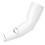 Manche Compression Evoshield Unie-Blanc-1