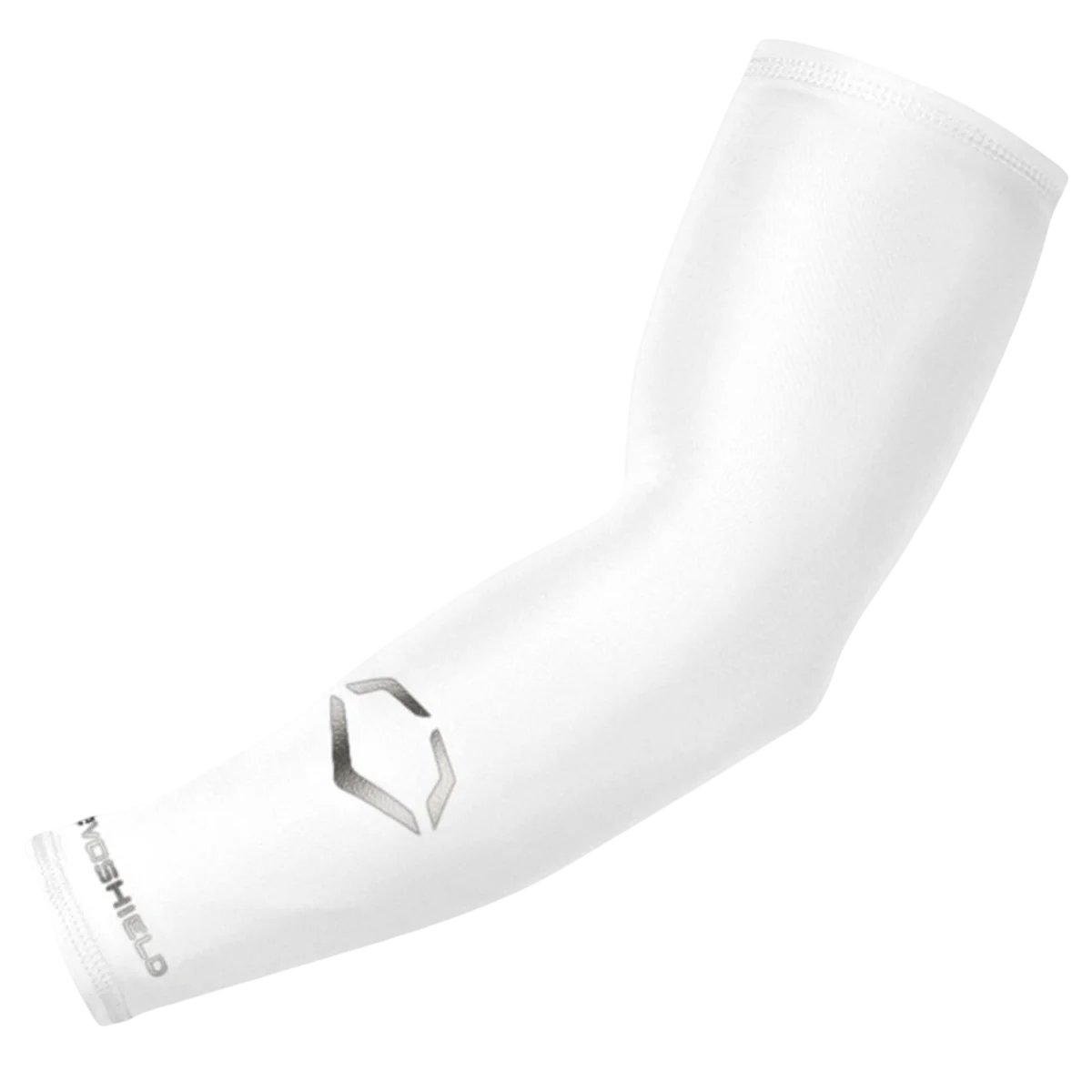 Manche Compression Evoshield Unie-Blanc-1