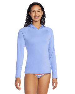 L/S SWIM TEE W/ HOOD - 450-CURIOUS BLUE - G_SE450_00405416__90821454