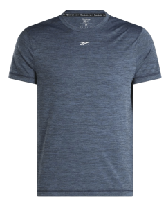M ID TRAIN MELANGE TECH TEE - TWILIGHT BLUE - M_REE133_100214859__90850920