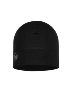 MERINO MIDWEIGHT BEANIE SOLID ADULT - 999-NOIR - TAILLE UNIQUE