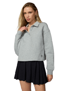 THE COMFORT WOMEN'S CROPPED PULLOVER - HTR CONCRETE - TP_MPG003_11A1010__90837627