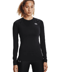 W HEATGEAR COMPRESSION LS - 001-NOIR/BLANC - M_UN0352_1365459__90848942