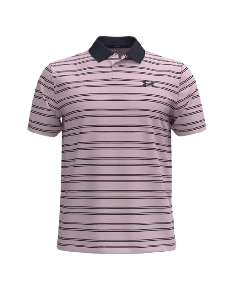 M UA MATCHPLAY STRIPE POLO - 647-PRIME PK/MID NAV - M_UDR647_1377376__90844420
