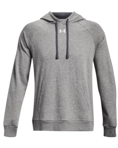 UA RIVAL FLEECE HOODIE - 025-CASTLEROCK LT HT - G_UDR577_1379757__90848677
