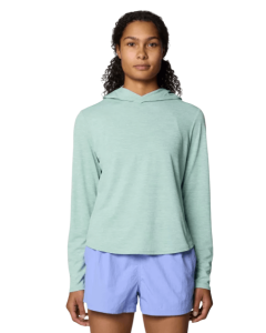 SUNBLOCKER LS HOODY - 335-MINERAL SPRING - M