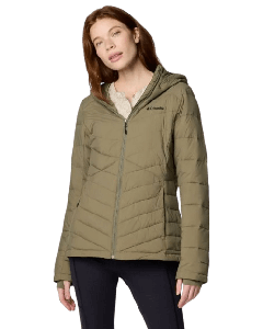 JOY PEAK™ II HOODED JACKET - 397-STONE GREEN - TTG_CO397_2089041__90852008