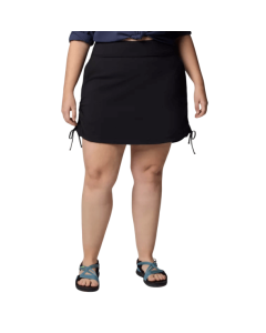 ALL SEASONS RUCHED SKORT - 010-NOIR - 1X_COL010_2114802__90851112