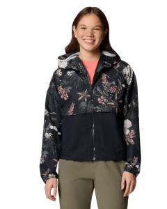 SPIRE VALLEY PRINTED WINDBREAKER - 010-BLACK OUTBACKED - TG_CI010_2116491__90850593