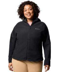SWEET AS III HOODED SOFTSHELL - NOIR - 1X_CO0140_2116662__90850610