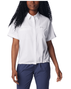 BOUNDLESS TREK SS BUTTON UP II - 100-BLANC - M_COL100_2119901__90850727