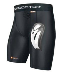 SHORT COMPRESSION SR AVEC COQUILLE - NOIR - P