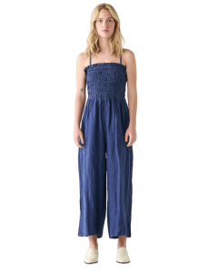 SMOCKED JUMPSUIT - 13010-NAVY - TP_DBC130_2322856__90823314