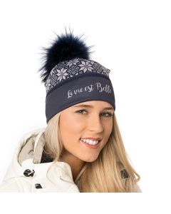 FLOCONS LA VIE EST BELLE  - BBCPNV-BLEU NUIT - P