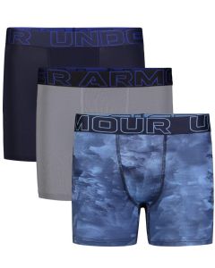 UA PERFORMANCE TECH- PRINTS 3PK - 413-MIDNIGHT NAVY  - P