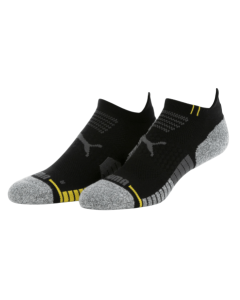 PUMA TECH SINGLE TAB SOCK - PUMA BLACK/MAIZE - 9-13
