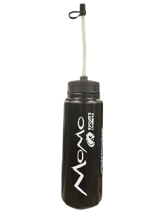BOUTEILLE MOMO 1L PAILLE FLEXIBLE - NOIR