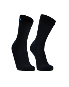 ULTRA THIN CREW SOCKS - BLK-BLACK - M