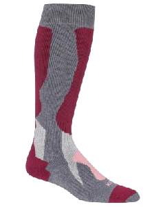 ABSOLUTE ADULT SOCKS - ROSEWOOD-RED - P