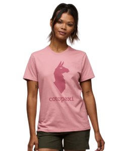 COTOPAXI LLAMA T-SHIRT - ROSE - G_COTROS_F24474W1304__90855464