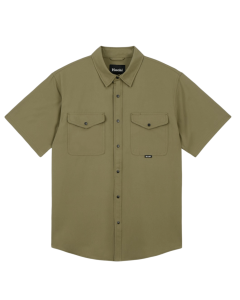 M RIVER SHORT SLEEVE SHIRT - BOL-BURNT OLIVE  - TTG_HOOBOL_HOOKE-M-RSSS__90844700