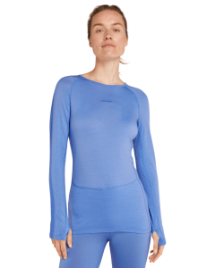 WOMEN 200 ZONEKNIT™ LS CREWE - 02G-BAJA/BRILLIANT/C - M_ICB02G_IB0A56HD__90857199