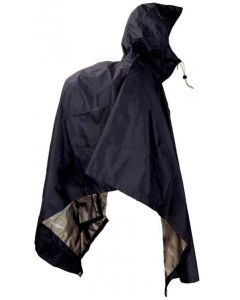 LIGHTWEIGHT PONCHO LARGE - NOIR - G