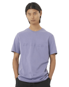 SALOMON BIG LOGO TEE M - BLUE GRANITE - M_SAL521_LC2526800__90859613