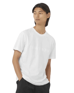 SALOMON BIG LOGO TEE M - BLANC - M_SAL001_LC2527000__90859617