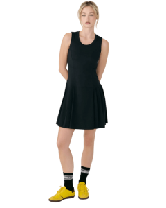 GAME SLEEVELESS DRESS - N415-BLACK - TG_LLN415_LSW4591__90847581