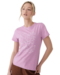 LAURIER T-SHIRT - P753-BLOSSOM ROSEWOO - P_LOP753_LSW4642__90847494