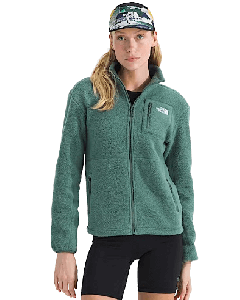 W YUMIORI FULL ZIP - HCH-DUCK GREEN - P_FACHCH_NF0A8842__90846063