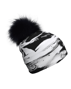B&W AVEC POMPON NOIR  - M