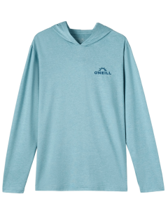 TRVLR UPF HOODED L/S CATCH - HSMY-HEATHER STORMY - M_NEHSMY_SU5203202__90854918