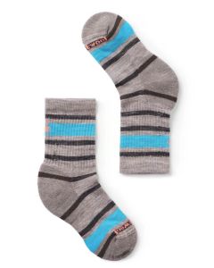 HIKE LIGHT CUSHION STRIPED CREW  - 880-FOSSIL - G