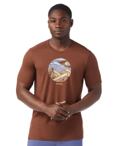 FOURTEENER ACTIVE SS GRAPHIC TEE - N20-SABLE BROWN - TG_SMAN20_SW002851__90848986