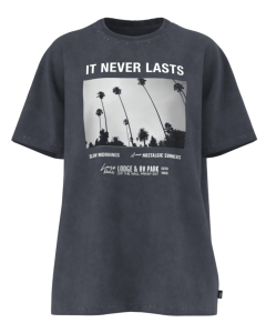 W NEVERLASTING OVERSIZED SS - 1O7-ASPHALT - G