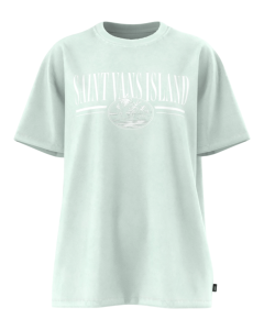W RETRO ISLE OVERSIZED SS - RNE-HINT OF MINT - M