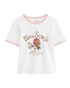G SUPPLY BOUTIQUE RINGER - EB5-WHITE/SEPIA ROSE - M_VANEB5_VN000MET__90856376
