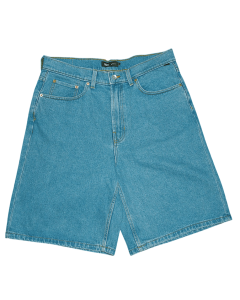 B CHECK-5 BAGGY DENIM SHORT - CDX-STONEWASH BLUE - 27