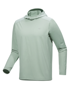 M CORMAC HOODY - STONE GREEN HEATHER - P